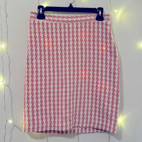 Banana Republic Houndstooth Woven Skirt 💗​​ - Picture 1 of 3